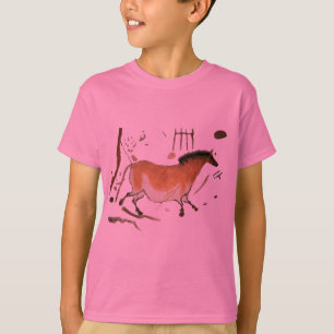 Höhlenzeichnungen Lascaux Französisch prähistorisc T-Shirt