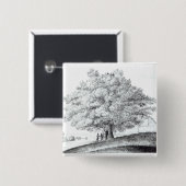 Hohler Baum bei Hampstead, 1663 Button (Vorne & Hinten)