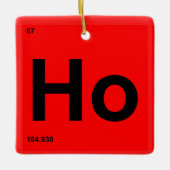 HoHo Benutzerdefiniertes Text Periodic Table Eleme Keramikornament (Vorderseite)