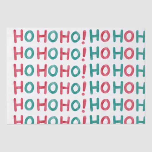 Hoho Christmas Seidenpapier (Vorderseite)
