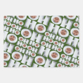 HoHo! Geschenk von mir! Ihr Face Wrapping Paper Geschenkpapier Set (Vorderseite)