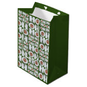 HoHo! Geschenk von mir! Ihr Face Wrapping Paper Mittlere Geschenktüte (Vorderseite Schrägansicht)