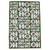 HoHo! Geschenk von mir! Ihr Face Wrapping Paper Mittlere Geschenktüte (Vorderseite)