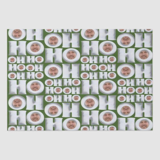 HoHo! Geschenk von mir! Ihr Face Wrapping Paper Seidenpapier (Vorderseite)