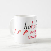 HoHo Green Frory Weihnachtsaufkleber Kaffeetasse (Vorderseite Links)
