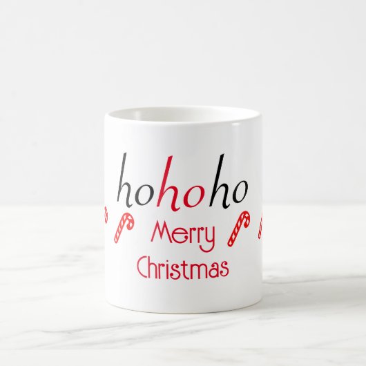 HoHo Green Frory Weihnachtsaufkleber Kaffeetasse (Mittel)