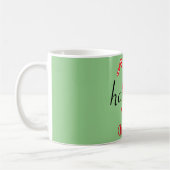 HoHo Green Frory Weihnachtsaufkleber Kaffeetasse (Links)