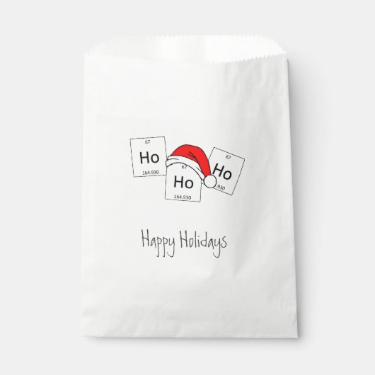 HoHo Holmium Chemistry Element Christmas Pun Geschenktütchen (Vorderseite)