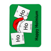 HoHo Holmium Chemistry Element Christmas Pun Magnet (Vertikal)