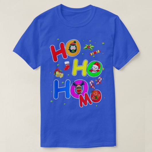 Hoho Homo Gay Christmas Santa Hat Love Is Love Lgb T-Shirt (Design vorne)