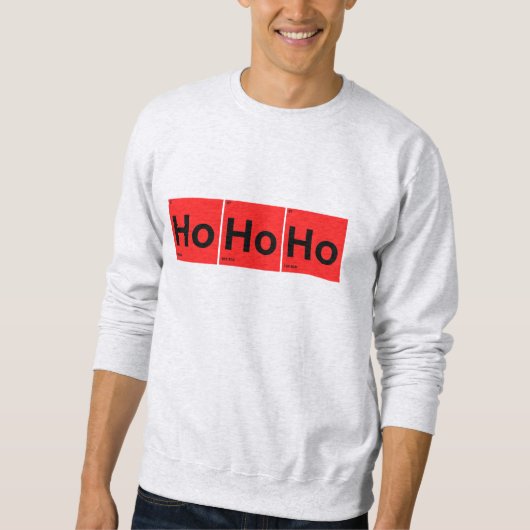 HoHo Periodic Element Weihnachtsgebäck Sweatshirt (Vorderseite)