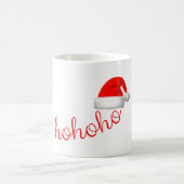 HoHo Weihnachts-Weihnachtsmannmütze Kaffeetasse (Mittel)
