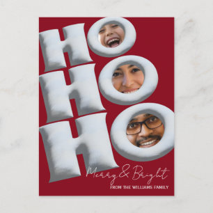 HOHOHO! Erstelle deine eigene Weihnachtskarte! Postkarte