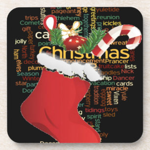 HoHoHo! Frohe WeihnachtsGESCHENKE und ein glücklic Getränkeuntersetzer