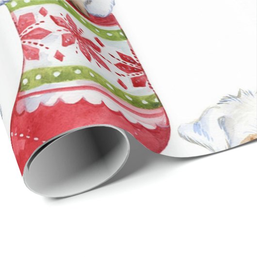 HoHoHo Geschenkpapier (Rolleneckpunkt)