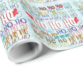 HoHoHo Geschenkpapier (Rolleneckpunkt)
