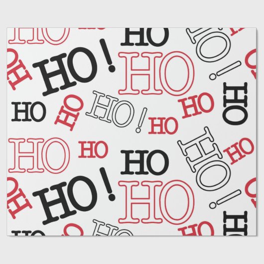 HoHoHo Geschenkpapier (Flach)