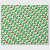 HoHoHo Holmium-Chemie-Element-Weihnachtswortspiel Geschenkpapier (Flach)