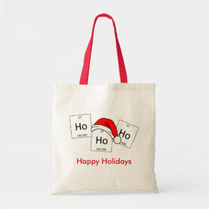 HoHoHo Holmium-Chemie-Element-Weihnachtswortspiel Tragetasche