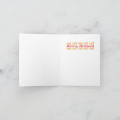 HoHoHo-Karte Feiertagskarte (Innenseite)