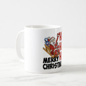 Hohoho Merry Christmas. Kaffeetasse (Vorderseite Links)