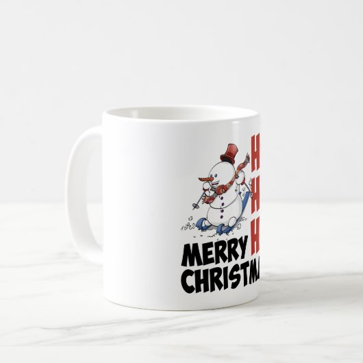 Hohoho Merry Christmas. Kaffeetasse (Vorderseite Links)