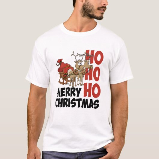 Hohoho Merry Christmas. T-Shirt (Vorderseite)