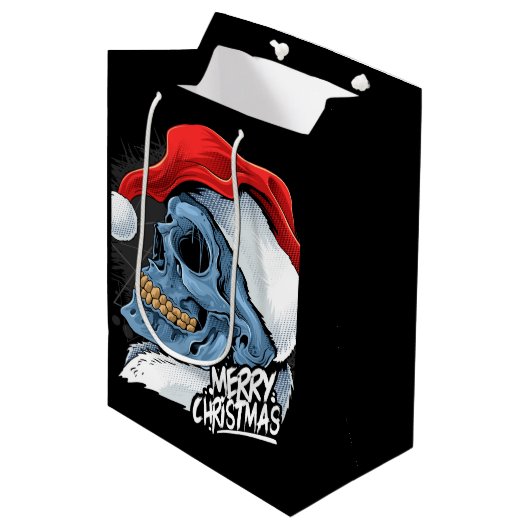 HoHoHo Mittlere Geschenktüte (Vorderseite Schrägansicht)