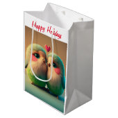 HoHoHo Mittlere Geschenktüte (Vorderseite Schrägansicht)