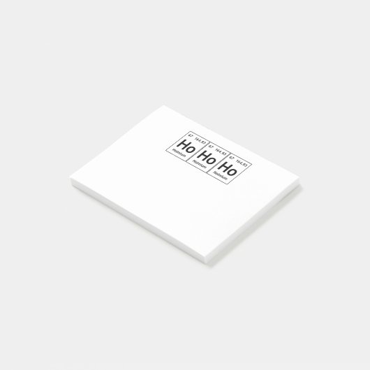 HoHoHo Post-it Klebezettel (angewinkelt)