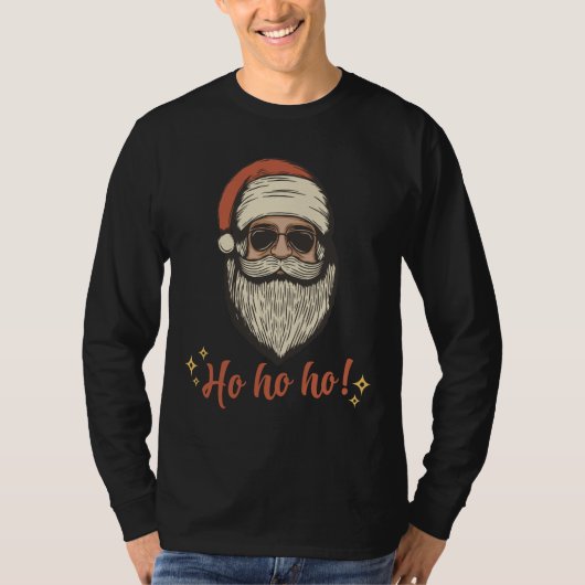 Hohoho Santa Claus Christmas T-Shirt (Vorderseite)