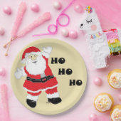 HoHoHo Santa Pappteller (Party)