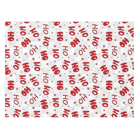 HoHoHo Tischdecke (Vorderseite (Horizontal))