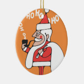 HoHoHo Verzierung Keramikornament (Rechts)