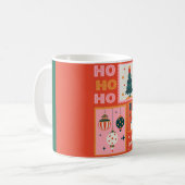 HoHoHO Weihnachtsbecher 2025 Kaffeetasse (Vorderseite Links)