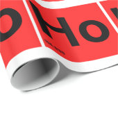 HoHoHo Weihnachtsgang Geschenkpapier (Rolleneckpunkt)