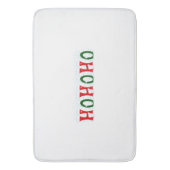 HOHOHO Weihnachtsmann Badematte (Vorderseite Vertikal)