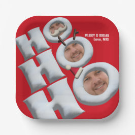 HOHOHOHO! Das bin ich! Feiertagsparty Pappteller