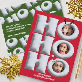 HOHOHOHO! Erstellen Sie Ihre eigene Urlaubskarte! Postkarte