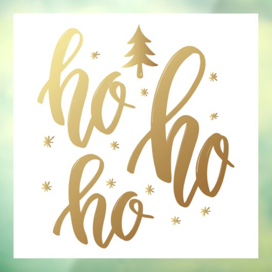 HOHOHOHO FENSTERAUFKLEBER (Blatt 3)