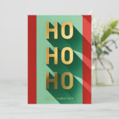 HOHOHOHO Frohe Weihnachten (Stehend Vorderseite)