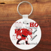 HOHOHOHO haben ein wunderbares Weihnachten mit Dan Schlüsselanhänger (Vorderseite)