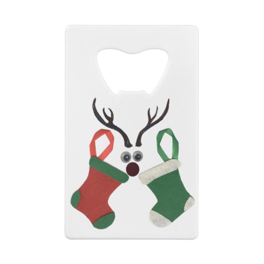 HOHOHOHO! Ich wünsche Ihnen einen schönen Weihnach Geldbeutel Flaschenöffner (Rückseite)