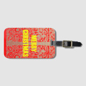 HOHOHOHO! Ich wünsche Ihnen einen schönen Weihnach Gepäckanhänger (Vorderseite (Horizontal))