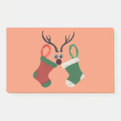 HOHOHOHO! Ich wünsche Ihnen einen schönen Weihnach Post-it Klebezettel (Vorderseite)