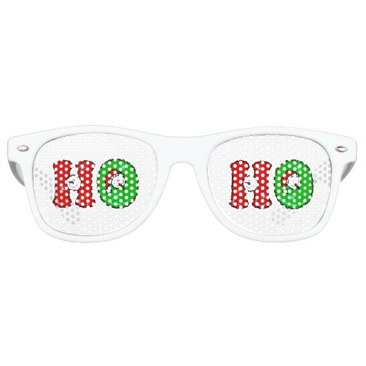 HOHOHOHO Santa Claus Laugh SnowMan Niedlich Weihna Sonnenbrille (Vorderseite)