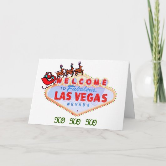 Hohosanta1 Feiertagskarte (Vorderseite)