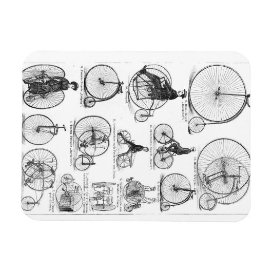 Hohrradpenny-Farthing Magnet (Horizontal)