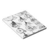 Hohrradpenny-Farthing Notizblock (angewinkelt)