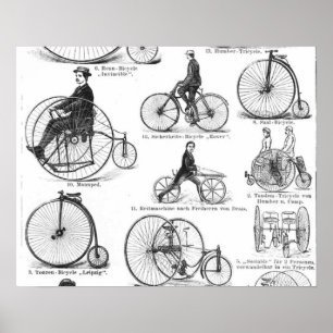 Hohrradpenny-Farthing Poster